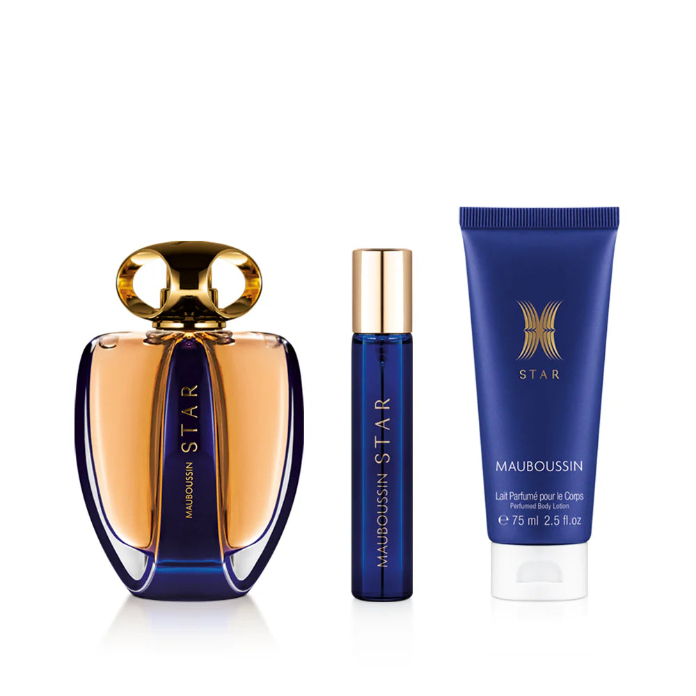 COFFRET PRESTIGE - MAUBOUSSIN STAR Femme 90 ml + 75 ml + 20 ml