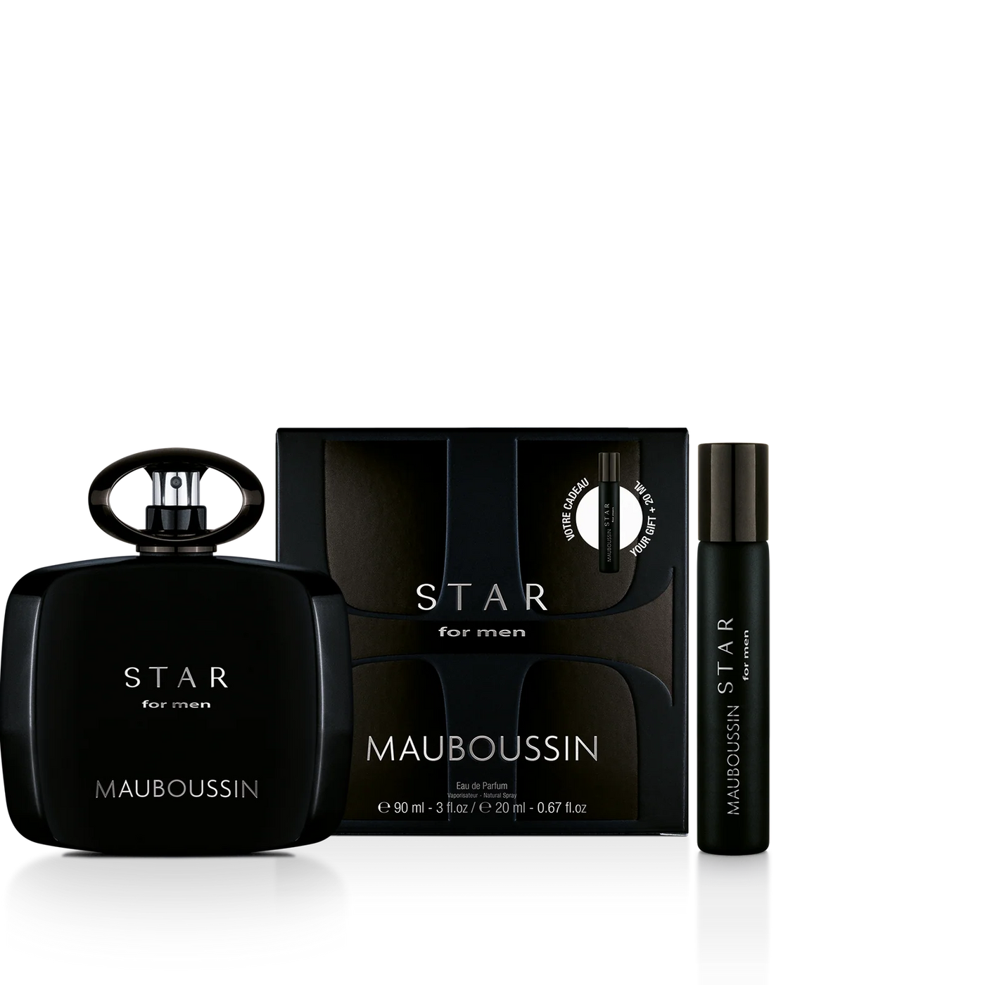 MAUBOUSSIN STAR FOR MEN – Coffret Travel 90 ml + 20 ml