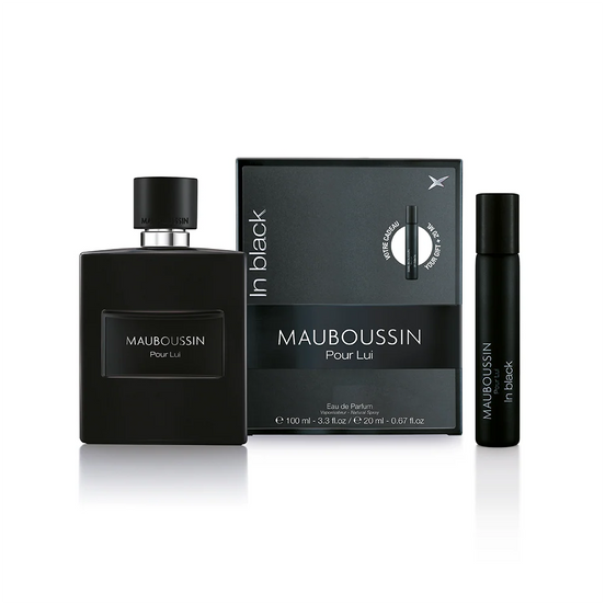 MAUBOUSSIN POUR LUI IN BLACK – Coffret Travel 100 ml + 20 ml